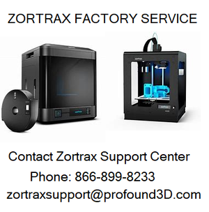 ZORTRAX FACTORY SERVICE
