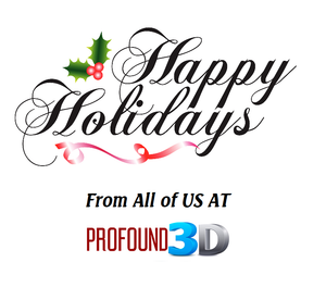 Happy Holidays from Profound3D!