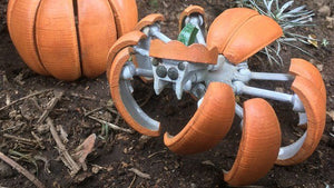 3D Print a Halloween Pumpkin Spider Transformer