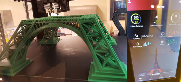 Day 2: The Eiffel Tower Raise3D Build...