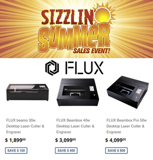 Flux Sizzling Summer Sales Event!!