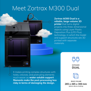 Features of the Zortrax M300 Dual 3D Printer