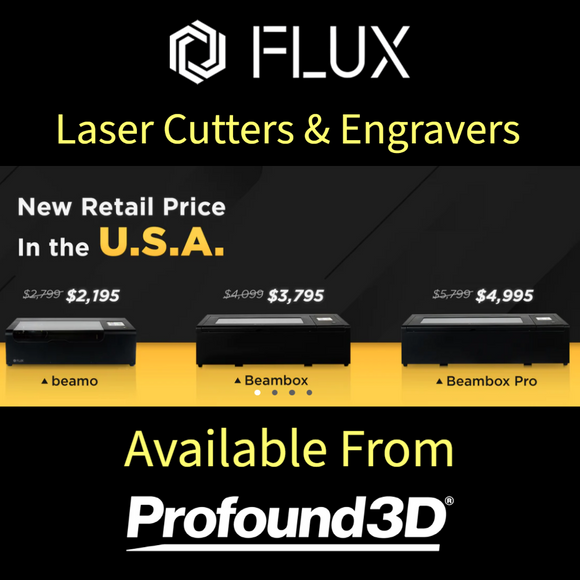 New Lower Pricing on Flux Laser Cutters & Engravers!