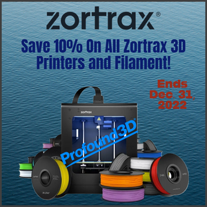 Save 10% on Zortrax 3D Printers & Filament