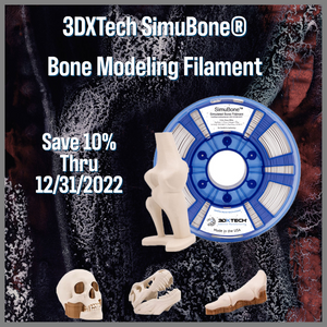 Save 10% on SimuBone™ Bone Modeling Filament