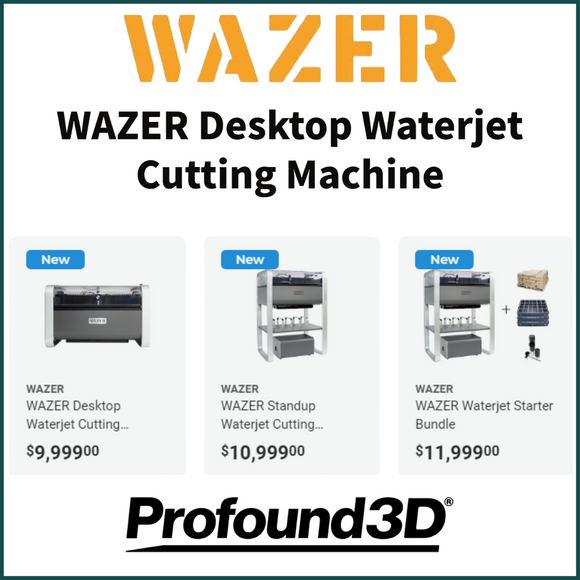 WAZER Desktop Waterjet CNC Machine