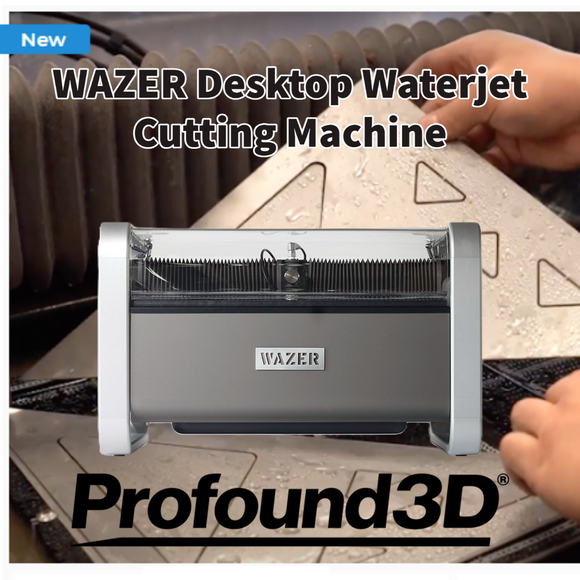 New Product Alert!! WAZER Desktop Waterjet Cutting Machine