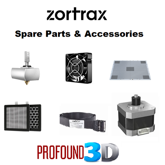 ZORTRAX 3D PRINTER PARTS AND ACCESSORIES