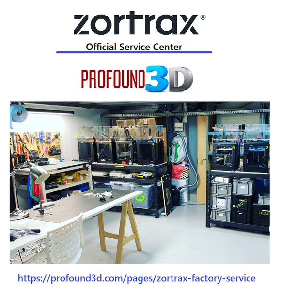 Profound3D - Zortrax U.S. Factory Service