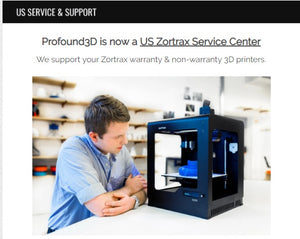Profound3D is now a U.S. Zortrax Service Center