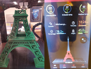 Day 3: The Eiffel Tower Raise3D Build...