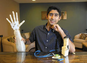 HIGH SCHOOL STUDENT 3D PRINTS VOICE-CONTROLLED ROBOTIC ARM