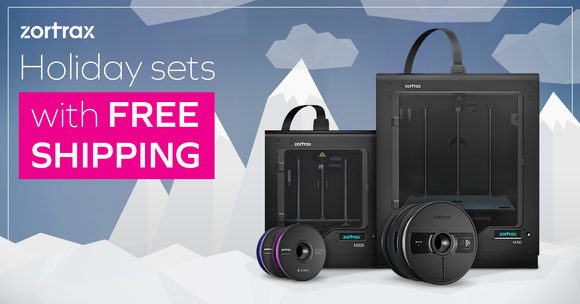 Zortrax Free Shipping Day - December 16, 2016