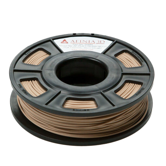 Afinia 1.75mm Wood-Infused PLA Filament - 100m Spool