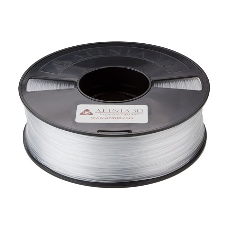 Afinia Value-Line Transparent 1.75mm ABS Filament for 3D Printers - 1kg Spool